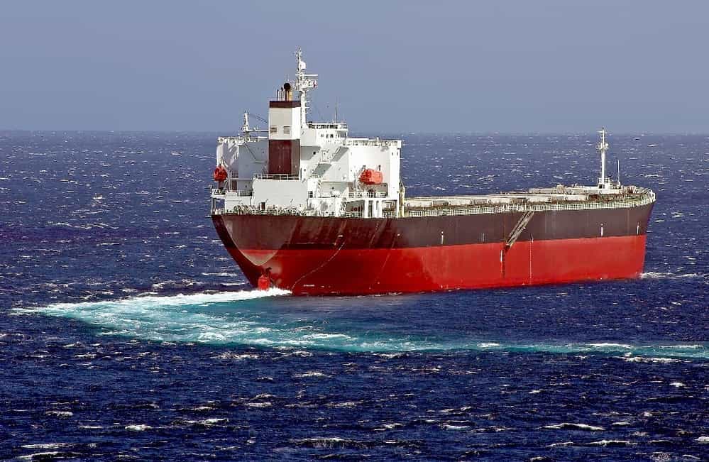 Tanker turning Tanker turning